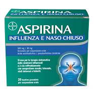 ASPIRINA INFLUENZA E NASO C*20 scad 10/2025