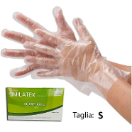 -GUANTI NUOVO SIMILATEX MISURA S 100PZ