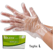 -GUANTI SIMILATEX MISURA L 100PZ
