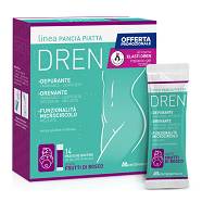 LACTOFLORENE PANCIA PIATTA DREN FRUTTI DI BOSCO 14BUST + FANGO IN OMAGGIO