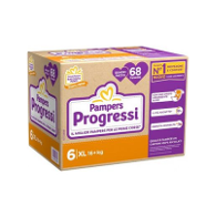 PAMPERS QUADRI PROGRESSI XL 68 PZ