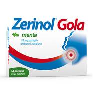 ZERINOL GOLA MENTA*18PAST 20MG