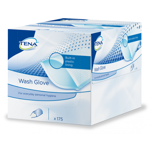 TENA WASH GLOVE guanto detergente 50PZ